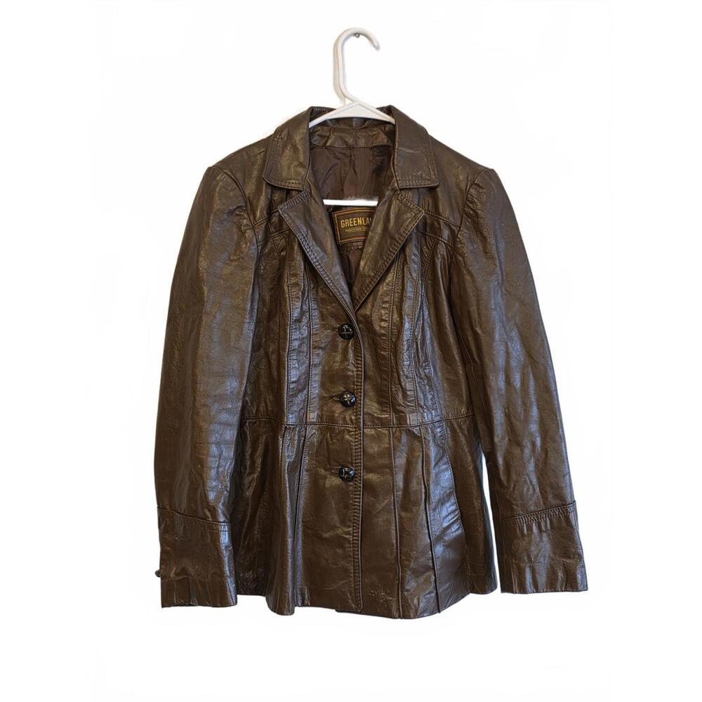 Vintage 1970s Greenland by Norman Greene Leather Sz S